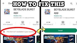 HOW TO INSTALL BEYBLADE BURST APP Hasbro ON ANDROID !!