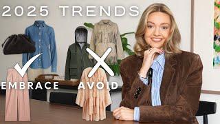 2025 FASHION TRENDS TO EMBRACE AND ONES TO AVOID