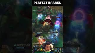 I Broke A World Record With This 5 Man Barrel... #leagueoflegends #shorts