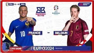 #BBEUROLIVEGAME2024|| FT : FRANCE 1 - 0 BELGIUM