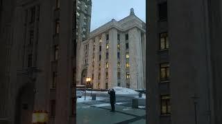 Russian Ministry of Foreign Affairs on Smolensk Square 28.11/2023          #shorts  #russia  #moscow