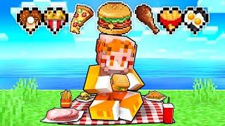 Mia Has FOOD HEARTS in Minecraft!