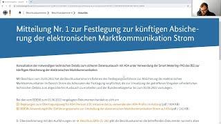 Konsultation der AS4-Marktkommunikation in der Energiewirtschaft