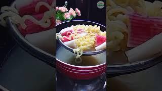 YUM! SWEET SPICY ️ MANSI LUCKY ME INSTANT PANCIT CANTON  | FILIPINO FAMOUS NOODLES #shorts #asmr