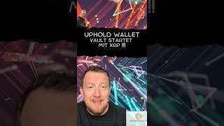 UPHOLD startet neue Wallet "Vault" mit XRP #xrp #ripple #xrpnews