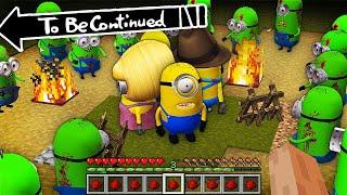 HOW MINIONS ESCAPED FROM ZOMBIE IN MINECRAFT ! - Gameplay Movie traps