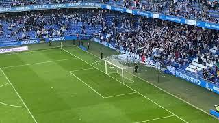 El grito de Riazor tras la victoria contra la UD Logroñés