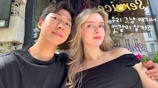 (vlog) Together in Berlin ㅣSightseeing, Korean Food & European Football ️