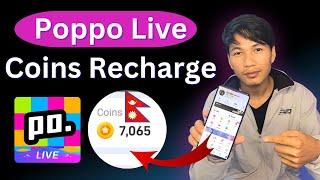 Poppo Live Coins Recharge | How To TopUp Coins In Poppo Live App