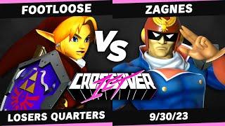 Crossover ICT #38 - Footloose (Link) VS. Zagnes (C. Falcon) - Losers Quarters