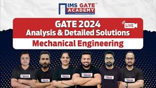 GATE 2024 Analysis & Detailed Solutions | Mechanical Engineering