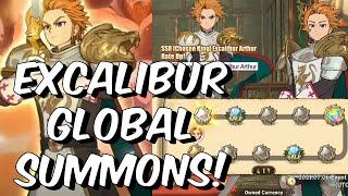 Excalibur Arthur Global Summons! THE KING OF HUMANS IS HERE!!! - Seven Deadly Sins: Grand Cross