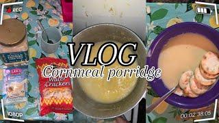 First Time Making Cornmeal Porridge  & This Is How  I Made It ‼️