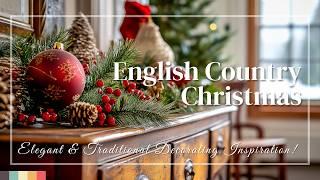 Elegant & Traditional: English Country Christmas Decorating Inspiration!