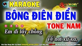 Karaoke Bông Điên Điển Tone Nam Nhạc Sống Karaoke Huỳnh Chiêu