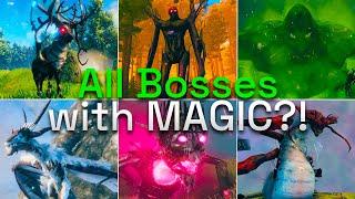 How Does MAGIC Do Against ALL BOSSES in Valheim? (Solo)