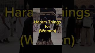 Haram Things for women #islam #women #shorts #islamic Tornado 2.00 #haram