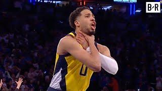 Tyrese Haliburton Does the Choke Sign After Insane Shot to Force OT vs. Knicks | 2025 NBA Playoffs
