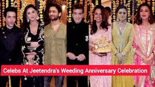 Bollywood Stars At Jeetendra & Shobha Kapoor's 50th Wedding Anniversary Celebration