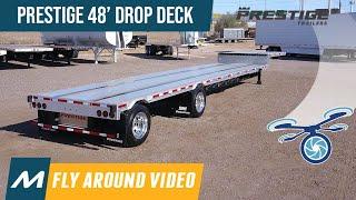 Prestige Drop Deck Trailer - 48' x 102" with Ramps