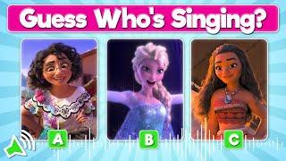 Can You Guess Who Is Singing? Disney Quiz!