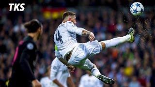 Sergio Ramos •The Spanish Wall • Craziest tackles and Defending 2016 HD