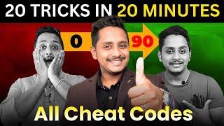 PTE 20 TRICKS in 20 Minutes (Score 0 to 90) All Cheat Codes