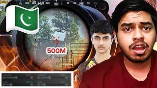 WORLD's LONGEST 500m Spray Pakistani Player Controls FALAK BEST Moments in PUBG Mobile