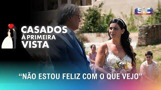 Choque no altar! A primeira reação de Elisabete e Francisco | Casados à Primeira Vista