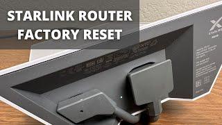 How To: Starlink Router Factory Reset