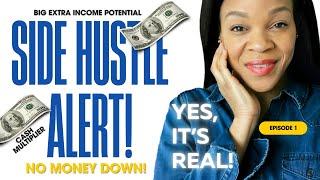 It works immediately! Beginner Friendly Affiliate Marketing Side Hustle, No Money Down!