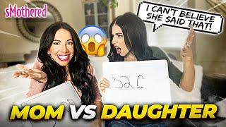 WHO KNOWS WHO BETTER!? Mother Daughter Challenge! *INTENSE* | Cher and Dawn Hubsher