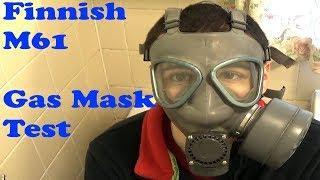 Finnish Nokia M61 V3 Gas Mask test