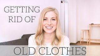 What to do with your Old Clothes - Decluttering Sustainably