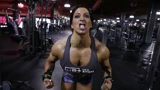 Female Bodybuilder Angela Salvagno CRAZY GYM BEAST!