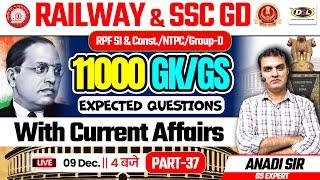 Most Expected Que for Railway, SSC GD, NTPC11000 GK/GS Practice Series (Part 37) By Anadi sir