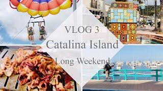 边边Vlog 3 | 和我一起过长周末 | Catalina Island 盆友们从湾区来LA玩! 敲开心