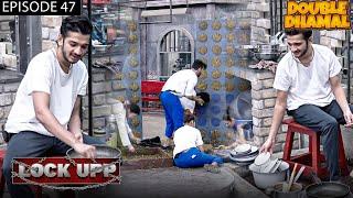 Munawar ने किये बर्तन साफ , बनाएं गोबर के उपले | Lock Upp EP 47 | Karan Kundrra , Kangana Ranaut