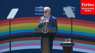 'You Are Loved': Biden Defends Transgender Children's Rights, Slams Anti-LGBT Laws At WH Pride Event