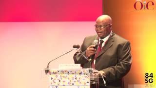 Dr Botlhe Michael Modisane, President of the World Organisation for Animal Health (OIE)