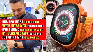 Best APPLE Watch ULTRA Clones - VWAR Ultra MAX, H11 Ultra UPGRADE, HK8 Pro, IWO Ultra 3, ZD8 Ultra