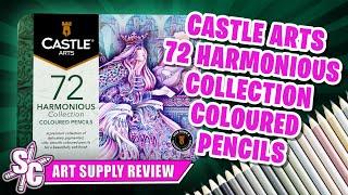 Sophie Colours Unboxing The Castle Arts 72 Harmonious Collection Coloured Pencils