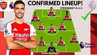 ️LINEUP Arsenal Potential Lineup With front 3 Of; Saka, Odegard & MIKEL MERINO (2024)