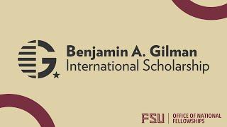 FSU Gilman Alumni Panel: Internship & Study in Asia