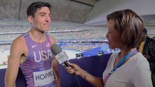 'Just getting started': Bryce Hoppel on qualifying in men's 800m