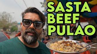 Sasta Beef Pulao | Street Food | Food Vlog | Who Is Mubeen