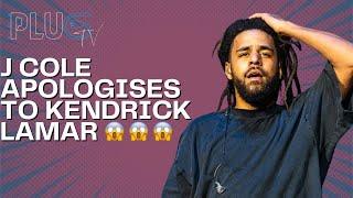 J Cole Apologises to Kendrick Lamar  | Full Clip