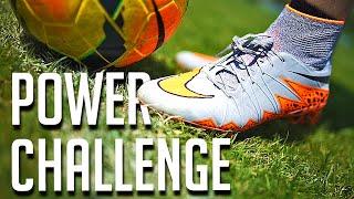 FOOTBALL POWER CHALLENGE • PRO vs YOUTUBER w/ VOLLAND