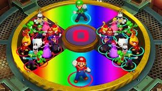 Super Mario Party - Minigames - Mario vs Luigi vs Peach vs Rosalina