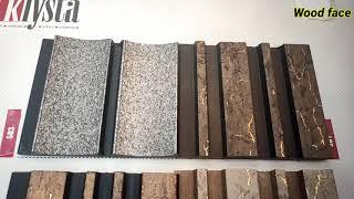 pvc Charcoal Panel, and Louvers Panel Review || Klysta Latest Charcoal sheet Design || wood face